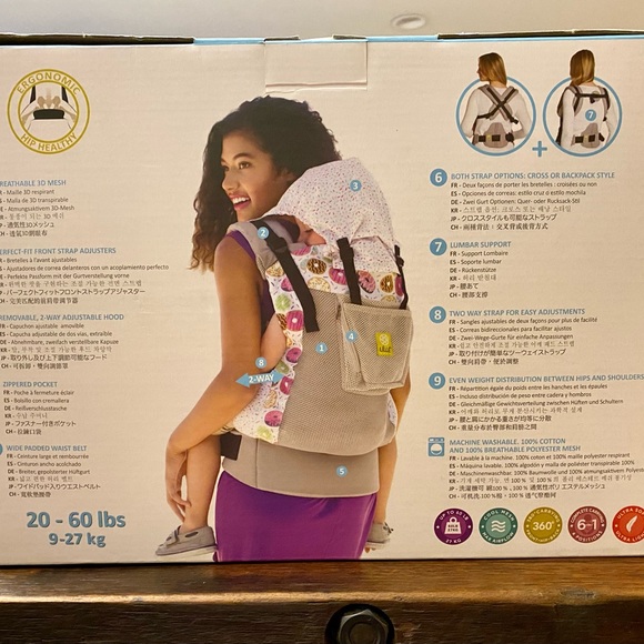 LILLEbaby infant to toddler carrier - Picture 2 of 5